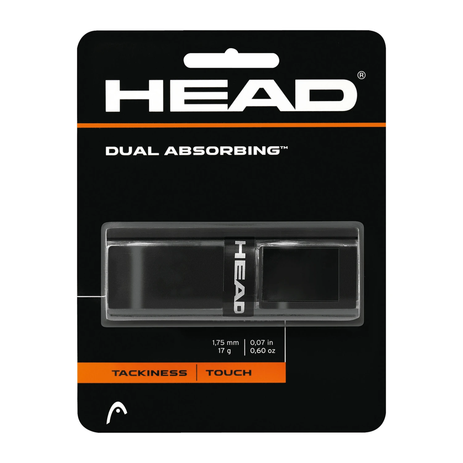 Head Dual Absorbing 1 Pack - Black