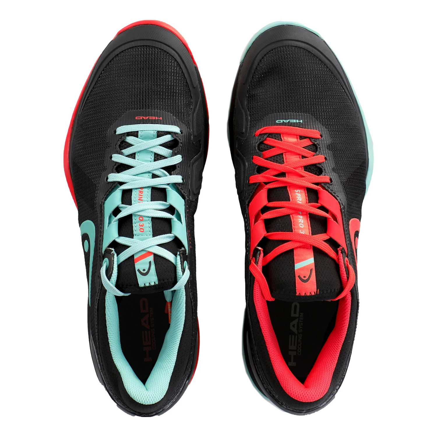 Head Sprint Pro 3.0 Ltd. Clay Court Shoe Special Edition Men - Turquoise, Red - Image 4