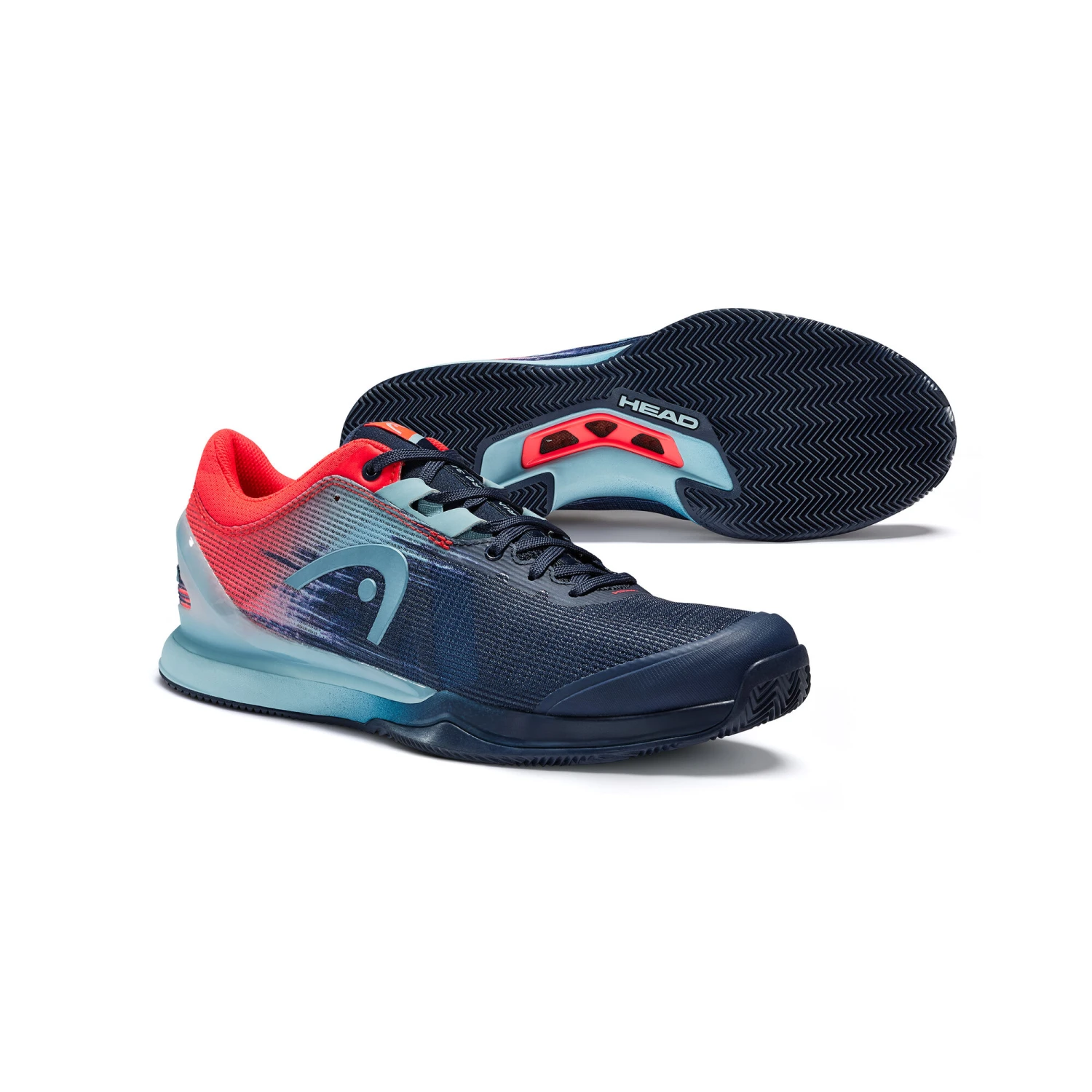 Head Sprint Pro 3.0 Clay Court Shoe Men - Dark Blue, Lightred - Image 3