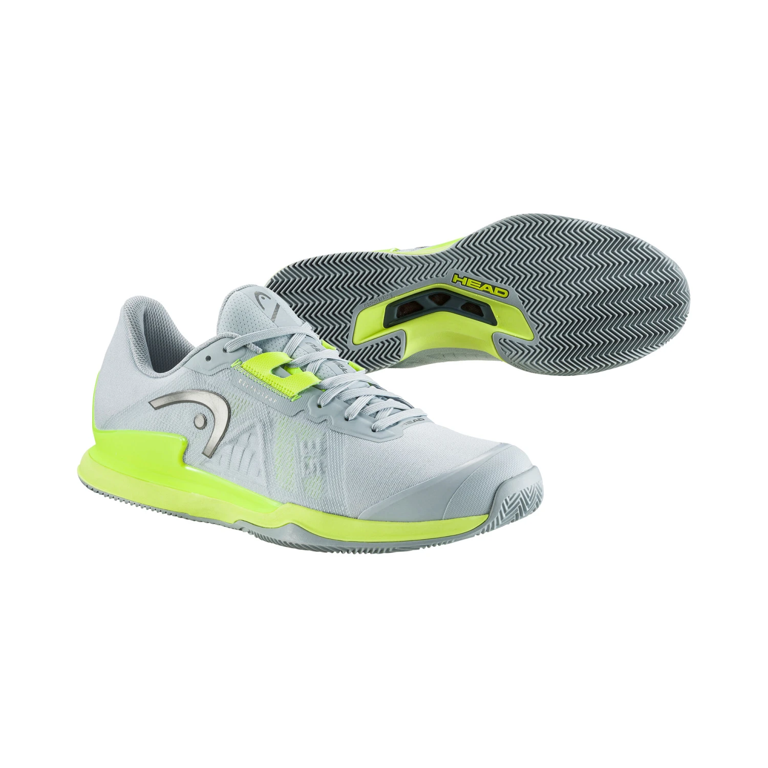 Head Sprint Pro 3.5 Clay Court Shoe Men - Grey, Yellow - Image 6