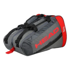 Head Core Padel Combi Padel Racket Bag - Anthracite, Red