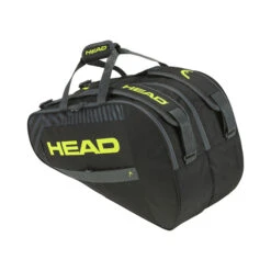 Head Base M Padel Racket Bag - Black, Yellow
